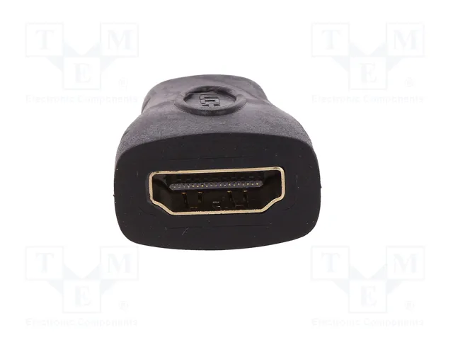 QOLTEC Adaptador HDMI tomacorriente a mini HDMI enchufe, negro