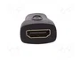 QOLTEC Adaptador HDMI tomacorriente a mini HDMI enchufe, negro