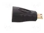 QOLTEC Adaptador HDMI tomacorriente a mini HDMI enchufe, negro