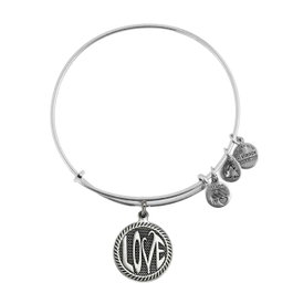 Alex And Ani Pulsera Openlove II A14EB71RS Gris