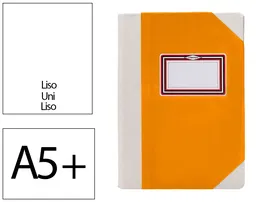 Fernandes Libro Cartone Cosido Din A5+ Liso 50 Hojas 100gr Naranja