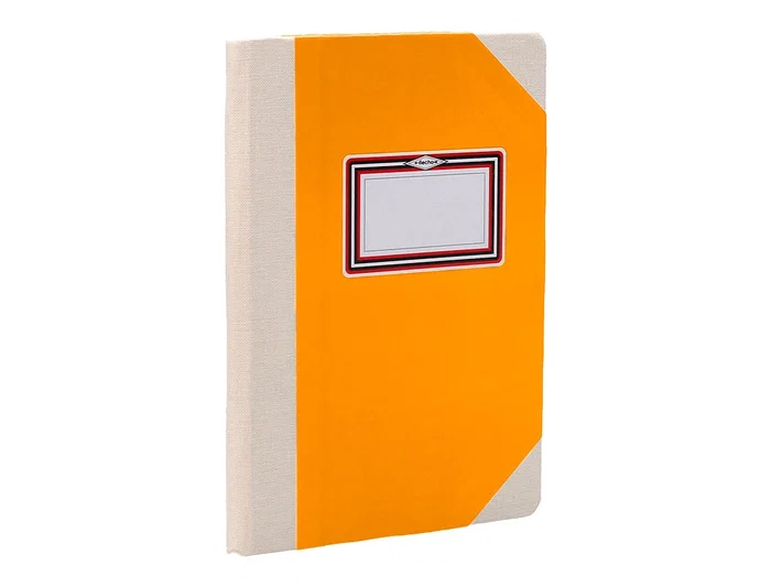 Fernandes Libro Cartone Cosido Din A5+ Liso 50 Hojas 100gr Naranja