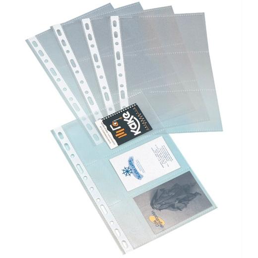Grafoplás Fundas para Tarjetas de 100x70mm, Pack de 10