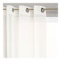 Atmosphera Visillo con ollaos Blanco roto Poliester 140 x 240 cm