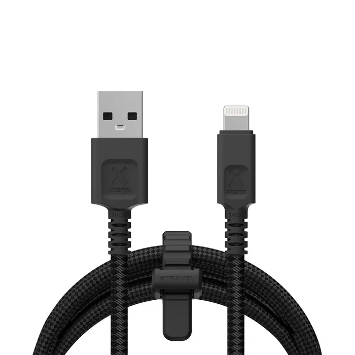 Xtorm CX3011 Cable USB A a Lightning 1.5m Negro - Compatible con iPhone, iPad - Certificado Mfi