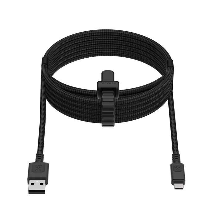 Xtorm CX3011 Cable USB A a Lightning 1.5m Negro - Compatible con iPhone, iPad - Certificado Mfi