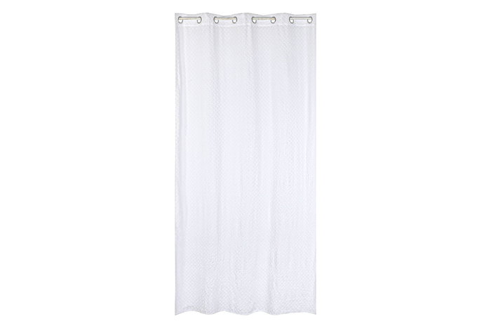 DKD Home Decor Cortina Boho Blanco Poliéster Bordado 260 x 260 x 140 cm Coord Cama 23 DKD Home Decor Cortina Boho Blanco Poliéster Bordado 260 x 260 x 140 cm Coord Cama 23