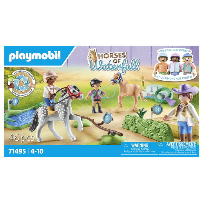 Playmobil Horses of Waterfall 71495 Jinetes de ponis y saltadores Playmobil Horses of Waterfall 71495 Jinetes de ponis y saltadores