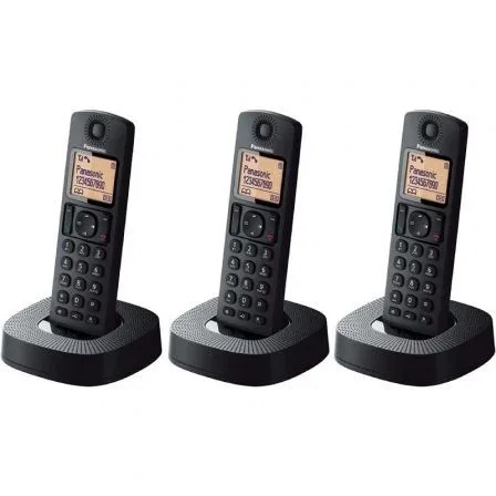Teléfono Inalámbrico Panasonic KXTGC313SPB Negro Teléfono Inalámbrico Panasonic KXTGC313SPB Negro