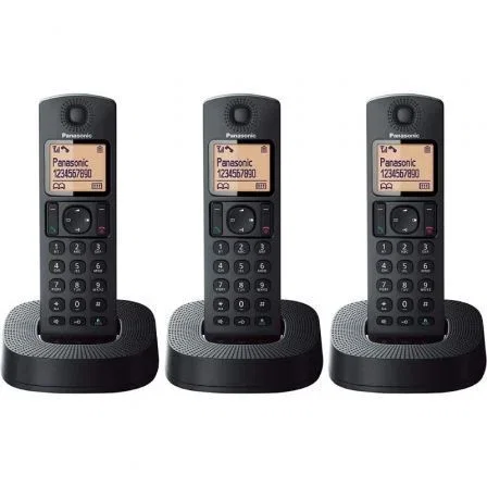 Teléfono Inalámbrico Panasonic KXTGC313SPB Negro Teléfono Inalámbrico Panasonic KXTGC313SPB Negro