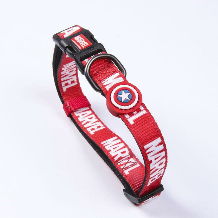 Cerdá Collar Premium Para Perros Marvel Talla M/L Rojo