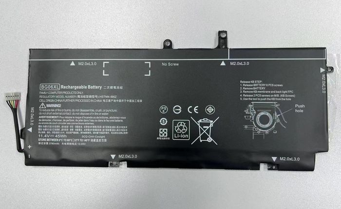 CoreParts Batería para HP EliteBook 1040 G3 45Wh 6 Celdas Li-Pol 11.4V 3950mAh CoreParts Batería para HP EliteBook 1040 G3 45Wh 6 Celdas Li-Pol 11.4V 3950mAh