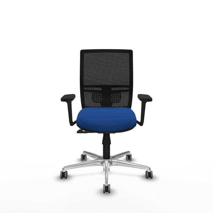 PIQUERAS Y CRESPO Silla de oficina Yunquera con mecanismo Sincro, Azul y Negro PIQUERAS Y CRESPO Silla de oficina Yunquera con mecanismo Sincro, Azul y Negro