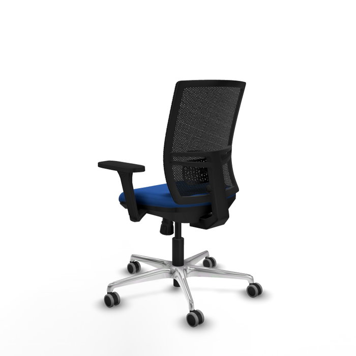 PIQUERAS Y CRESPO Silla de oficina Yunquera con mecanismo Sincro, Azul y Negro PIQUERAS Y CRESPO Silla de oficina Yunquera con mecanismo Sincro, Azul y Negro