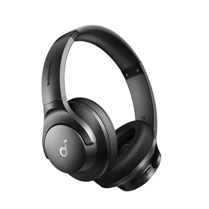 Soundcore Auriculares Diadema Bluetooth Q20i, Cancelación Activa de Ruido (ANC), 60h Autonomía, Carga USB Tipo C, Alta Resolución, Almohadillas Circumaurales, Color Negro