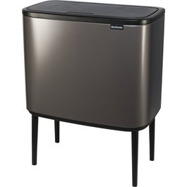 Brabantia Bo Touch Bin Platinum 11 + 23 L