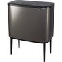 Brabantia Bo Touch Bin Platinum 11 + 23 L
