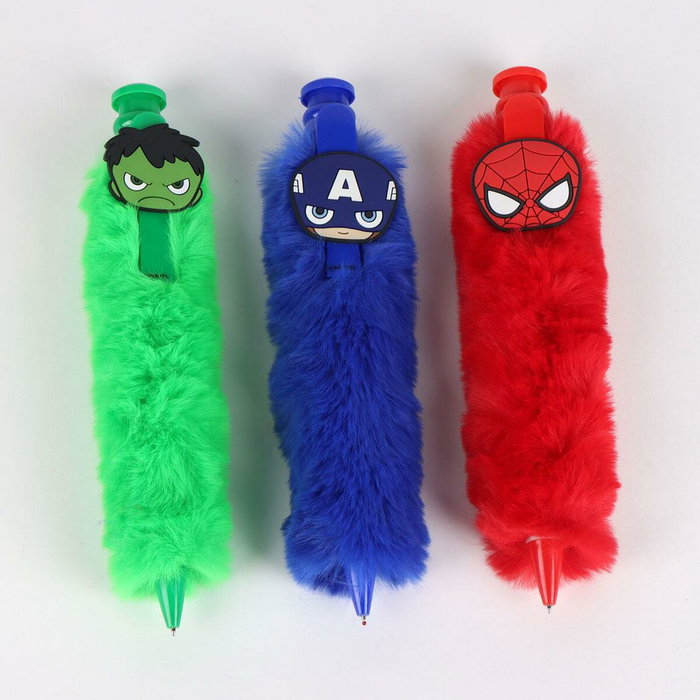 Cerdá Bolígrafo Peluche Avengers Azul