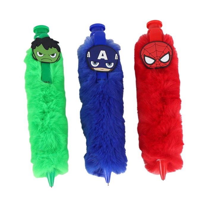 Cerdá Bolígrafo Peluche Avengers Azul