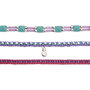 Tachan Set de Joyas Trenzadas para Crear Pulseras, Incluye Cordones, Borlas y Colgantes, +5 Años