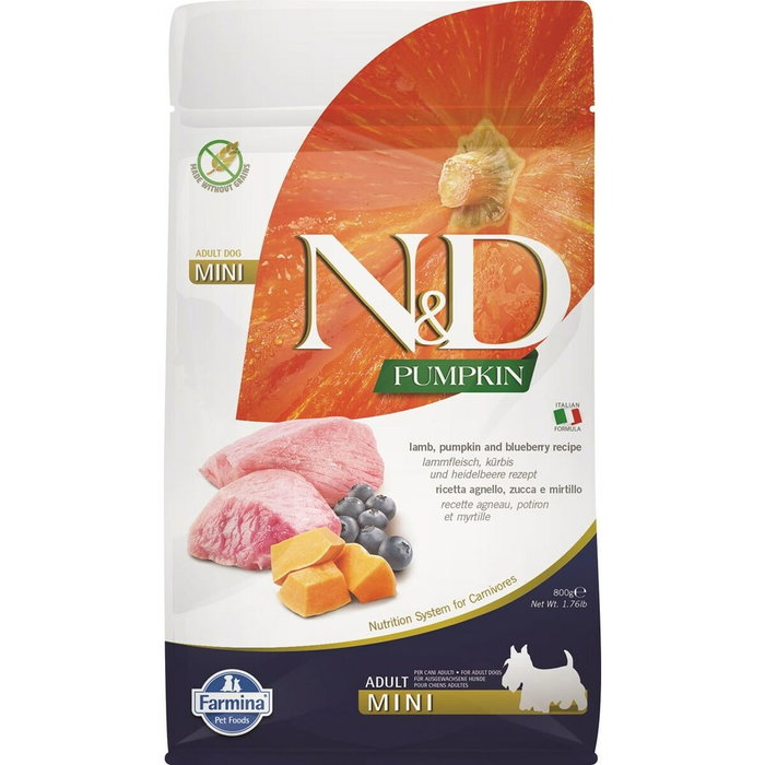 Farmina N&D Pumpkin Mini Cordero 800g Farmina N&D Pumpkin Mini Cordero 800g
