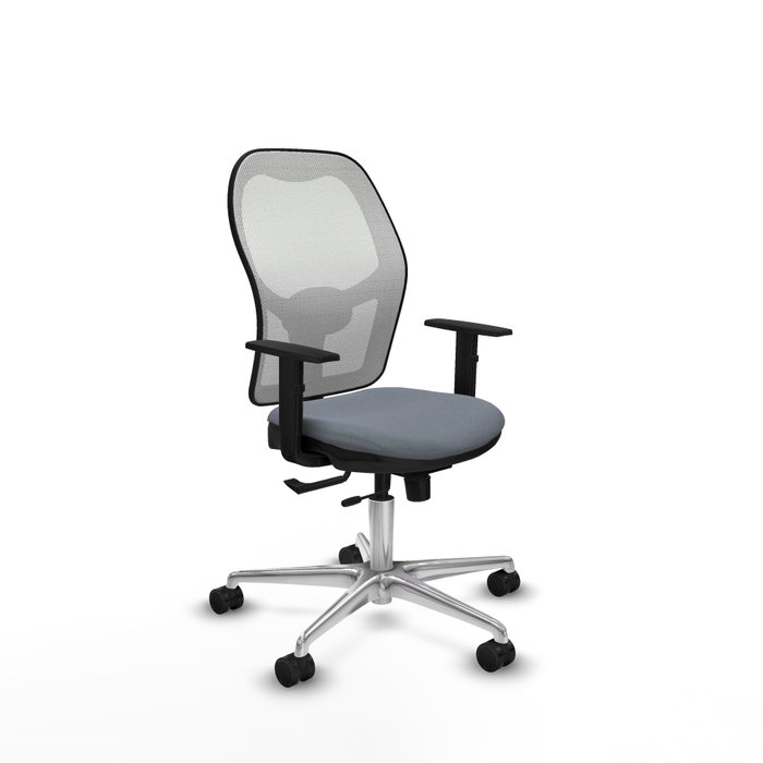 PIQUERAS Y CRESPO Silla de oficina Jorquera Gris y Blanco PIQUERAS Y CRESPO Silla de oficina Jorquera Gris y Blanco