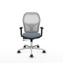 PIQUERAS Y CRESPO Silla de oficina Jorquera Gris y Blanco