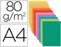 Exacompta Subcarpeta de Papel DIN A4, Colores Surtidos, 80 g/m², Certificado PEFC