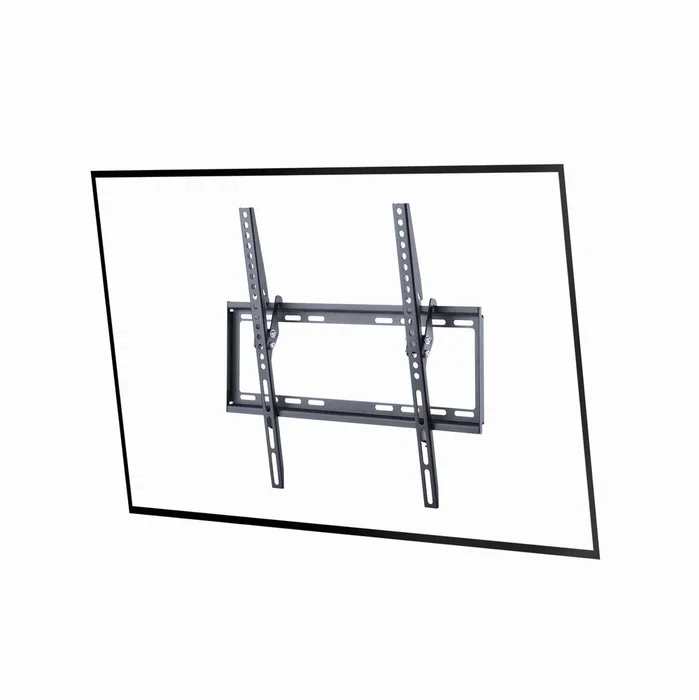 Gembird WM-55T-03 Soporte de Pared para TV de 32'' a 55'' (139.7 cm), VESA 200x200 a 400x400, Capacidad 35 kg, Inclinación 8°, Negro