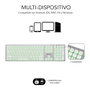 Subblim Master Teclado Inalámbrico Retroiluminado Plata y Blanco
