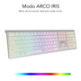 Subblim Master Teclado Inalámbrico Retroiluminado Plata y Blanco