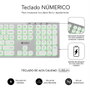 Subblim Master Teclado Inalámbrico Retroiluminado Plata y Blanco