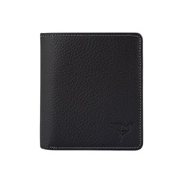 Zoozie Bags Dallas - Gray Cartera para Hombre 100% Piel Auténtica Color Gris