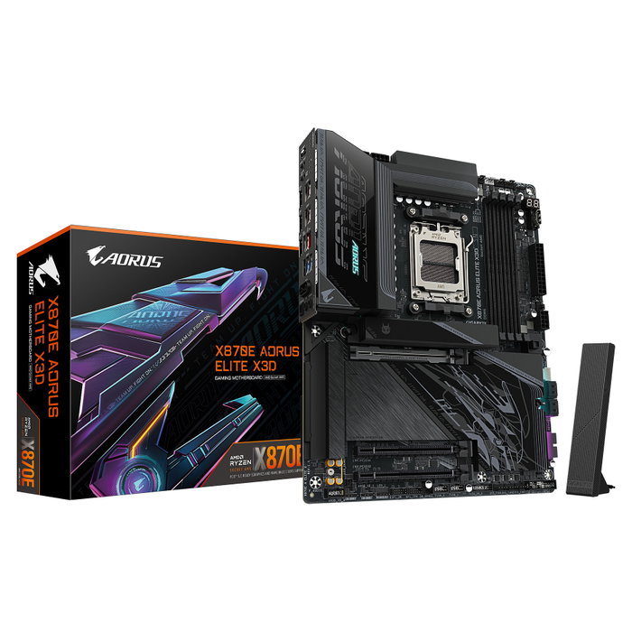 Gigabyte X870E AORUS ELITE X3D Socket AM5 DDR5 PCIe 5.0 Gigabyte X870E AORUS ELITE X3D Socket AM5 DDR5 PCIe 5.0