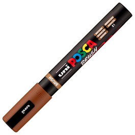 POSCA Marcador Brush PC-5BR Punta M Semiflexible Marrón