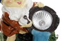 DKD Home Decor Decoración Luminosa LED Gnomo Solar Surtido de 2 Unidades