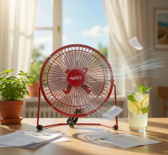 AVANT Ventilador USB Avant 3W - 15cm - Rojo