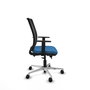 PIQUERAS Y CRESPO Silla de oficina Haches con mecanismo Sincro/Traslack Azul claro