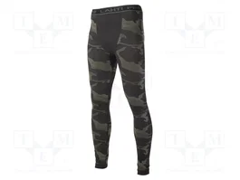 LAHTI PRO Calzoncillos térmicos Verde camuflaje y negro L/XL