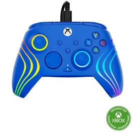 Turtle Beach TUR0840454400090 Gamepad Wave para Xbox Series X|S, Xbox One y PC - Con cable - RGB - Azul