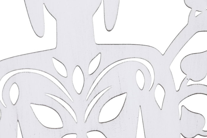 DKD Home Decor Decoración de Pared Metal Buda 60x60 cm Surtido