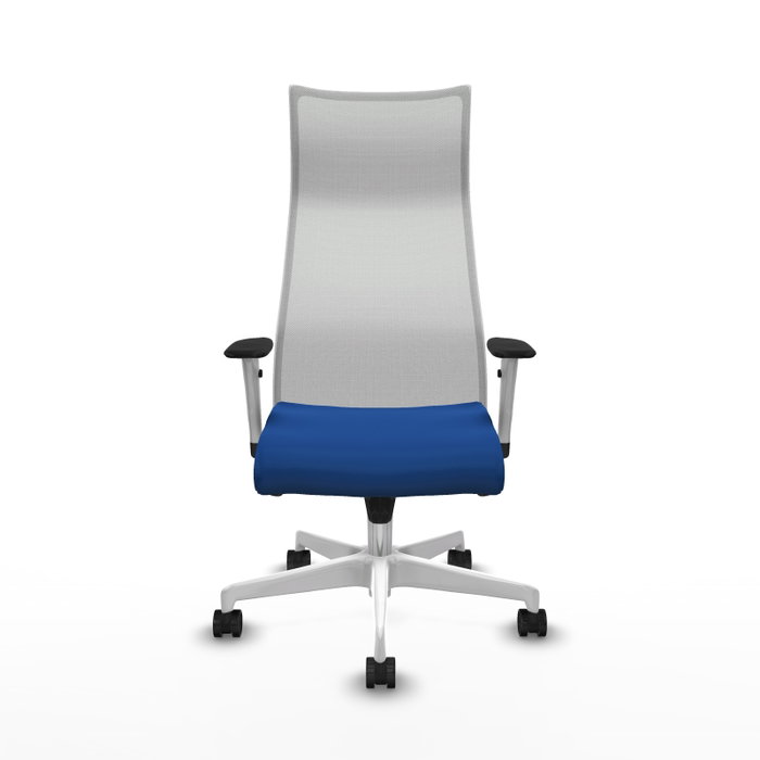 PIQUERAS Y CRESPO Sillón Albacete con mecanismo Sincro, Azul y Blanco PIQUERAS Y CRESPO Sillón Albacete con mecanismo Sincro, Azul y Blanco