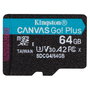 Kingston Canvas Go! Plus 64 GB microSDXC A2 U3 V30 con adaptador