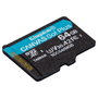 Kingston Canvas Go! Plus 64 GB microSDXC A2 U3 V30 con adaptador