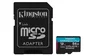 Kingston SDCG4/64GB MicroSD 64GB Clase 10 Canvas Go Plus 4 200MB/s U3 V30 A2 Negro/Turquesa