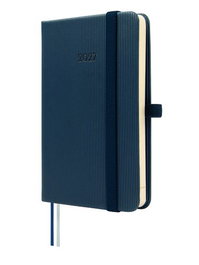 Finocam Agenda Anual 2027 Minimal Textura Tapa Dura Azul