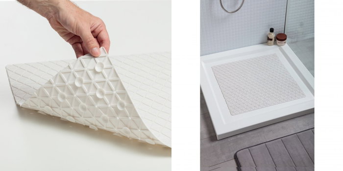 Tatay Alfombrilla de Baño Diamond 54 x 54 cm Blanco Tatay Alfombrilla de Baño Diamond 54 x 54 cm Blanco