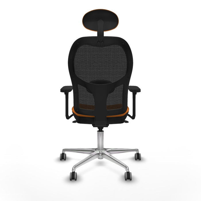 PIQUERAS Y CRESPO Silla de oficina Jorquera Naranja y Negro