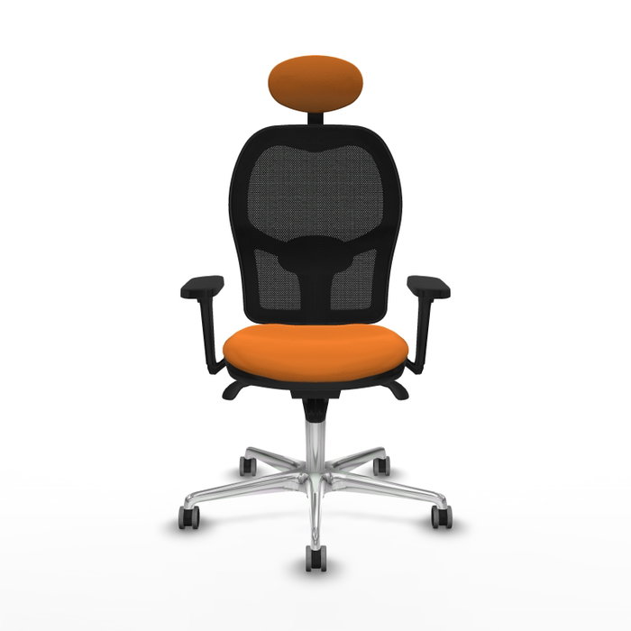 PIQUERAS Y CRESPO Silla de oficina Jorquera Naranja y Negro