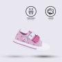 Zapatilla Loneta Suela Pvc Velcro Peppa Pig Rosa 23
